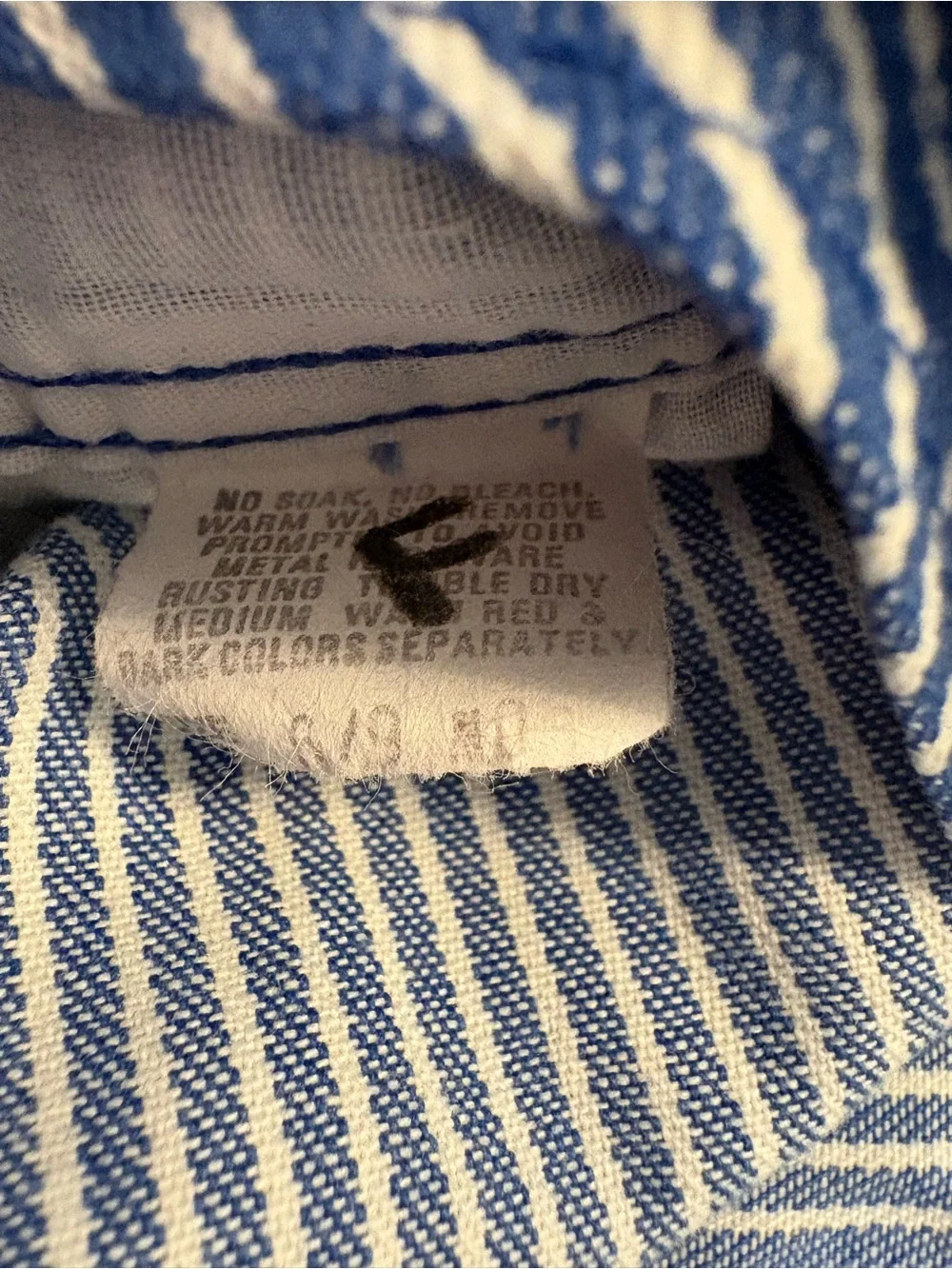 Vintage Oshkosh B’Gosh Hickory Stripe Overalls